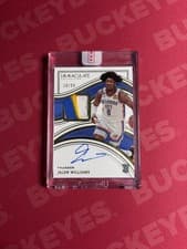 Jalen Williams 2022 Panini Immaculate card