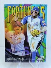 Ronald Acuna Jr. 2025 Topps Chrome Fortune 15 card