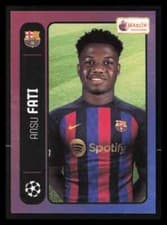 Ansu Fati 2022 Topps Merlin Heritage 98 UEFA card