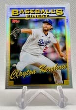Clayton Kershaw 2024 Finest What If... 1993 Prototype card