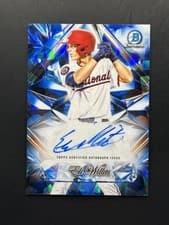 Eli Willits 2025 Bowman Draft Sapphire Sapphire Selections Autographs card
