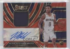 Nickeil Alexander Walker 2019 Panini Select Rookie Jersey Autographs card