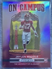 Jaylen Waddle 2021 Panini Prizm Draft Picks On Campus card
