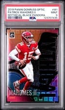 Patrick Mahomes II 2019 Donruss Optic Mythical card
