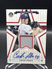 2025 Panini Stars & Stripes Signature Materials Carter Shouse #SSM-CS card