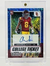 Amon Ra St. Brown 2021 Panini Contenders Draft Picks card