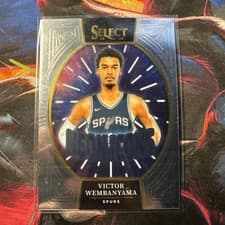 Victor Wembanyama 2024 Panini Select Neon Icon card
