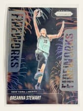 2025 Panini Prizm WNBA Fireworks Breanna Stewart #2 card