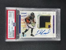 Ed Reed 2018 National Treasures Colossal Signatures card
