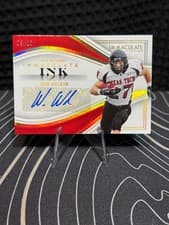 Wes Welker 2023 Panini Immaculate Collection Collegiate Ink card