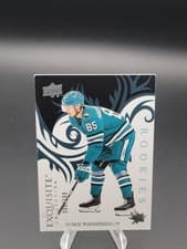 2024-25 Upper Deck Ice Exquisite Collection Rookies Shakir Mukhamadullin #R-40 card