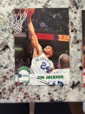 Jim Jackson 1993-94 Hoops Base Set card