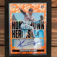 Hurston Waldrep 2025 Topps All Star Game Homegrown Heroes Autographs card