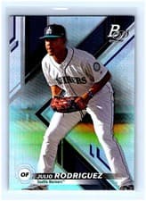 Julio Rodriguez 2019 Bowman Platinum Top Prospects card