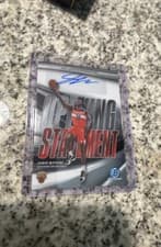 2025-26 Bowman Opening Statement Signatures Jamir Watkins #OS-JW card