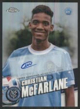 Christian Mcfarlane 2022 Topps Chrome MLS card