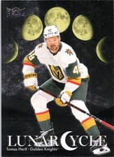 2025-26 SkyBox Metal Universe Lunar Cycle Tomas Hertl #LC-11 card