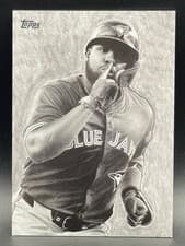 2025 Topps Update Keegan Hall Art Cards Vladimir Guerrero Jr. #KHAC-23 card