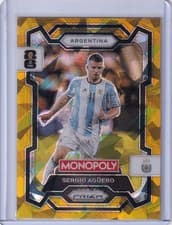 Sergio Aguero 2026 Panini Prizm Monopoly FIFA World Cup card