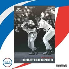 2025 Topps Black & White Shutter Speed Hyeseong Kim #SS11 card