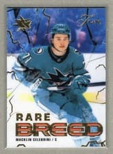 2025-26 Flair Rare Breed OF 8 Macklin Celebrini #7 card