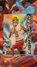 2025 Topps Cosmic Chrome Light Speed Jayden Daniels #LS-10 card