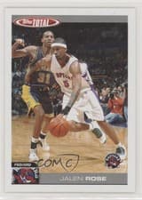 Jalen Rose 2004-05 Topps Total Base Set card