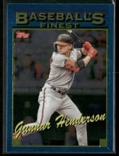 Gunnar Henderson 2024 Finest What If... 1993 Prototype card