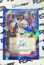 2025 Topps Chrome Update Sapphire Chrome Sapphire Autographs Kevin Alcántara #USA-KA card