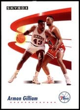 1991-92 SkyBox Base Set Armon Gilliam #214