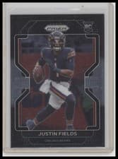 Justin Fields 2021 Panini Chronicles Prizm Black card