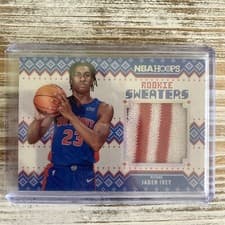 Jaden Ivey 2022 Panini Hoops Rookie Sweaters card