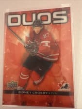 Sidney Crosby / Nathan MacKinnon 2025 Upper Deck Tim Hortons Team Canada Duo card