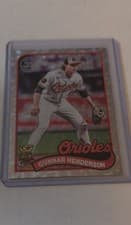 Gunnar Henderson 2024 Topps 1989 Mega Box Foilboard card