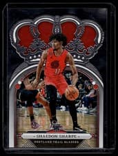Shaedon Sharpe 2022 Panini Crown Royale card