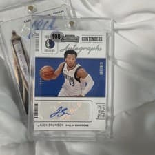 Jalen Brunson 2021 Panini Contenders Contenders Autographs card