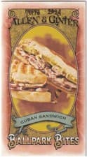 2024 Topps Allen & Ginter Ballpark Bites Mini Cuban Sandwich #BB-19 card