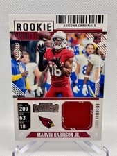Marvin Harrison Jr. 2024 Panini Contenders Rookie Ticket Swatch card