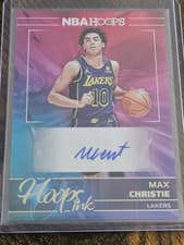 2024-25 Hoops Hoops Ink Max Christie #HI-MCL card