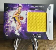 2024-25 Panini Origins Rookie Jumbo Jerseys Set Dalton Knecht #RJJ-DAL card