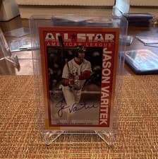 2025 Topps Update 1990 Topps All-Star Autographs Jason Varitek #90AS-JVA card