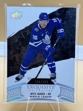 2024-25 Upper Deck Black Diamond Exquisite Collection Mitch Marner #V-MM card