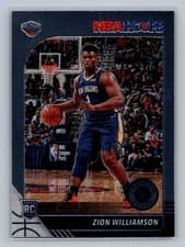Zion Williamson 2019 Panini Hoops Premium Stock card