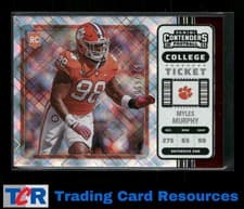 Myles Murphy 2023 Panini Chronicles Draft Picks Contenders College Ticket card