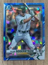 Tyler Soderstrom 2021 Bowman Draft Sapphire card