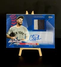 2025 Topps Update All-Star Stitches Autographs Carlos Rodón #AST-CRO card