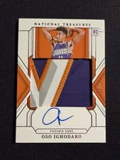 Oso Ighodaro 2024 Panini National Treasures card