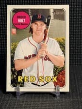 Brock Holt 2018 Topps Heritage card