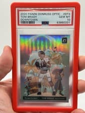 Tom Brady 2020 Panini Donruss Optic Downtown card