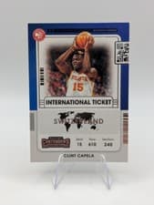 Clint Capela 2021 Panini Contenders International Ticket card